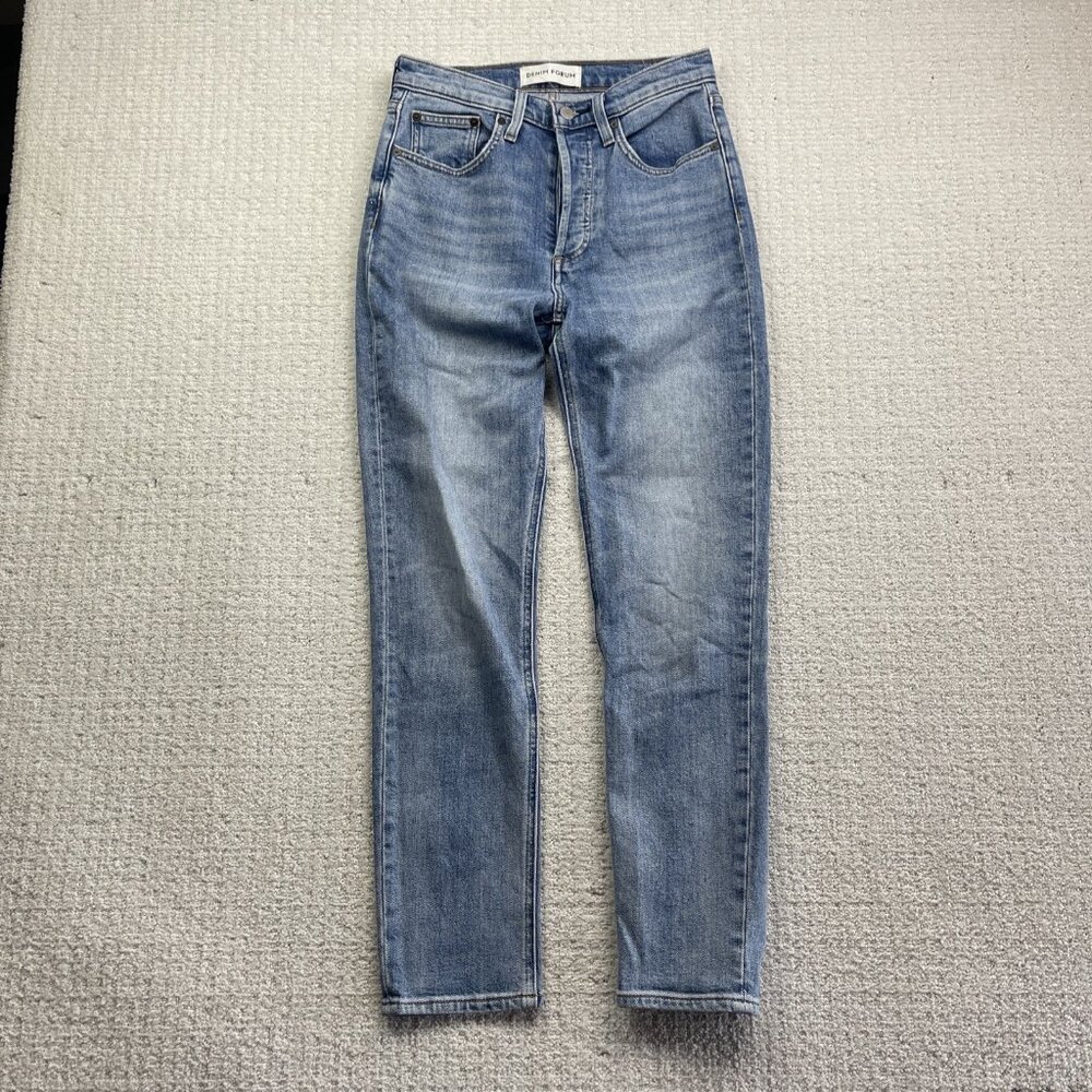 Aritzia Denim Forum The Yoko High Rise Slim High Waisted Slim Jeans Size 26
